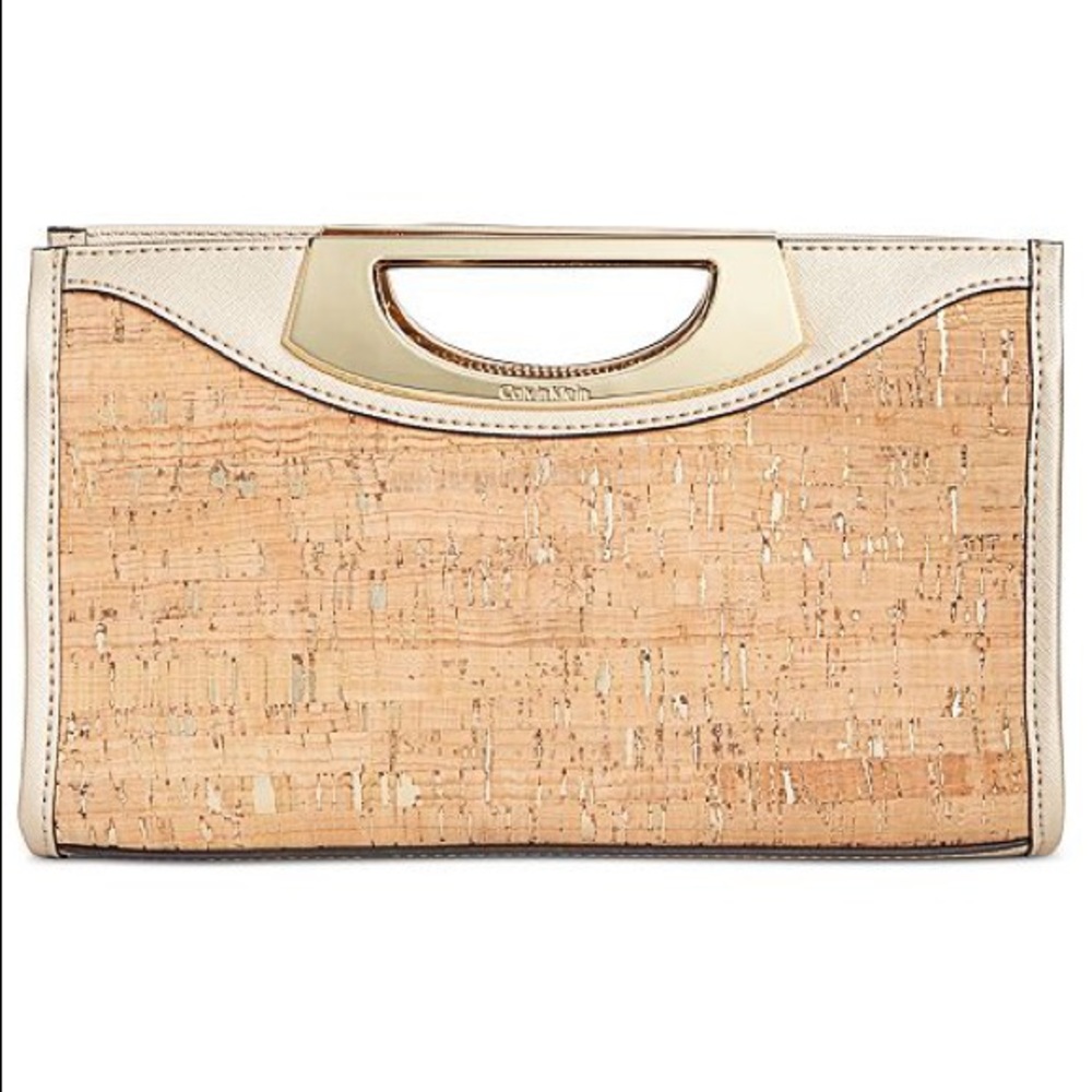 CALVIN KLEIN Cork clutch